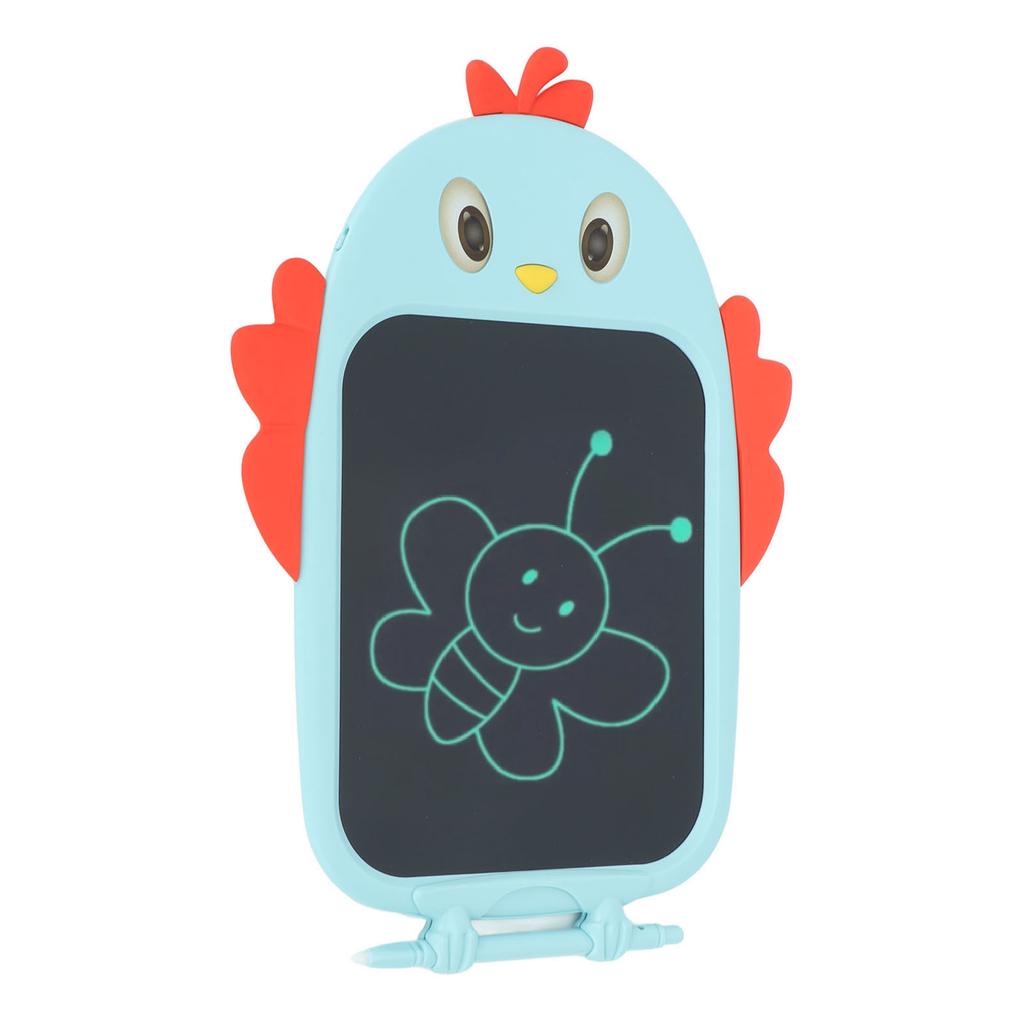 8.5in Children Drawing Board Chicken Shaped LCD Painting Writing Tablet for Boys and Girls Blue