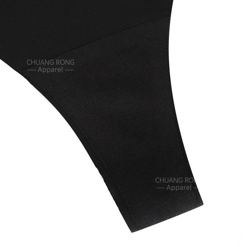 European and American large-size underwear one-piece seamless nude feeling sexy low-waist breathable quick-drying thong female tback