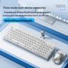 Ice Cube Transparent Wireless Bluetooth Crystal Mechanical Keyboard and Silent Mouse Set