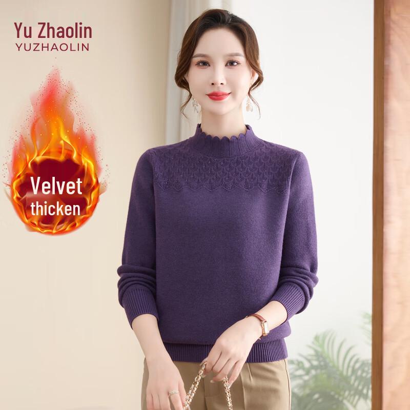 YUZHAOLIN Women s Winter Warm Turtleneck Knit Sweater 3XL