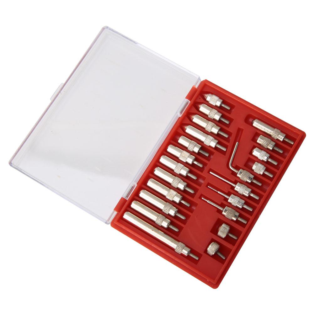 22pcs Stainless Steel Test Indicator Contact 0.01mm Precision Dial Indicator Points Set