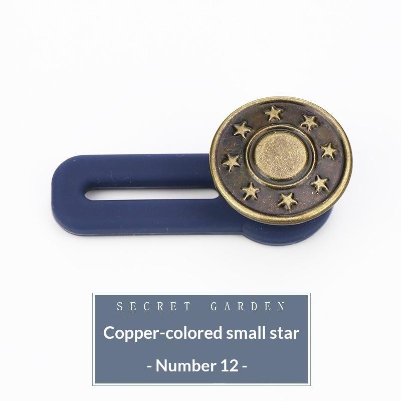 Jeans Button Extender Universal Pants Extender Button For Women Men Adjustable Elastic Waist Silicone Extender Buckle Set
