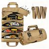 Oxford Cloth Tool Storage Bag – Portable Roll-Up Canvas Tool Bag, Handheld Electrician's Accessory Bag, Hardware & DIY Tool Storage