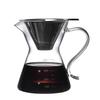 TLXT 400ml Glass Hand-pour Coffee Pot