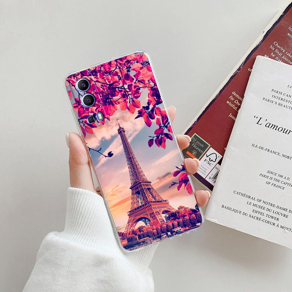 For Vivo Y72 5G Case V2041 Silicone Soft Transparent TPU Phone Cover For Vivo Y52 vivoY72 Y 72 52 5G Case Funda Protective Coque