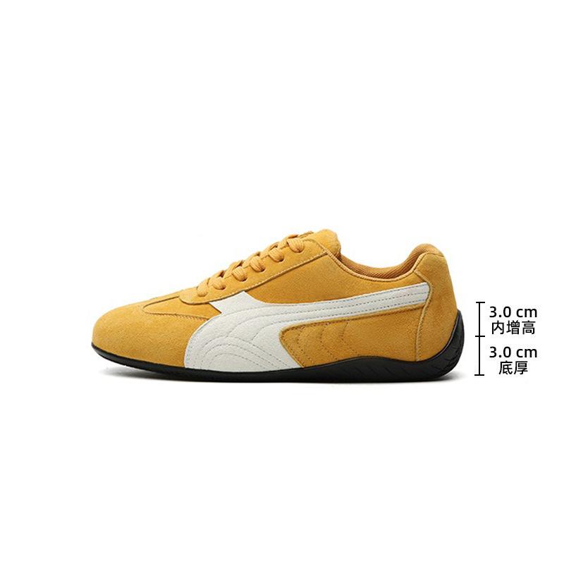 Lusi has the same inner height-increasing German training shoes for women's summer new retro red racing shoes versatile flat-bottomed casual F