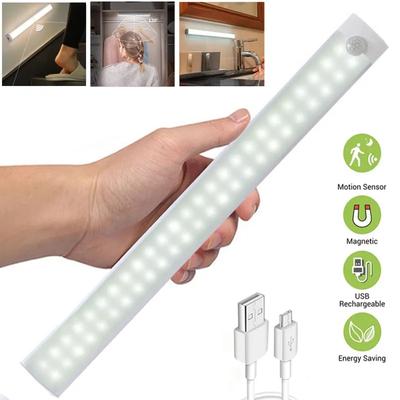 LED světlo pohybového senzoru Bezdrátové noční světlo Ložnice Kuchyň Skříň Osvětlení uličky Skříň Schodiště Magnetická noční lampa