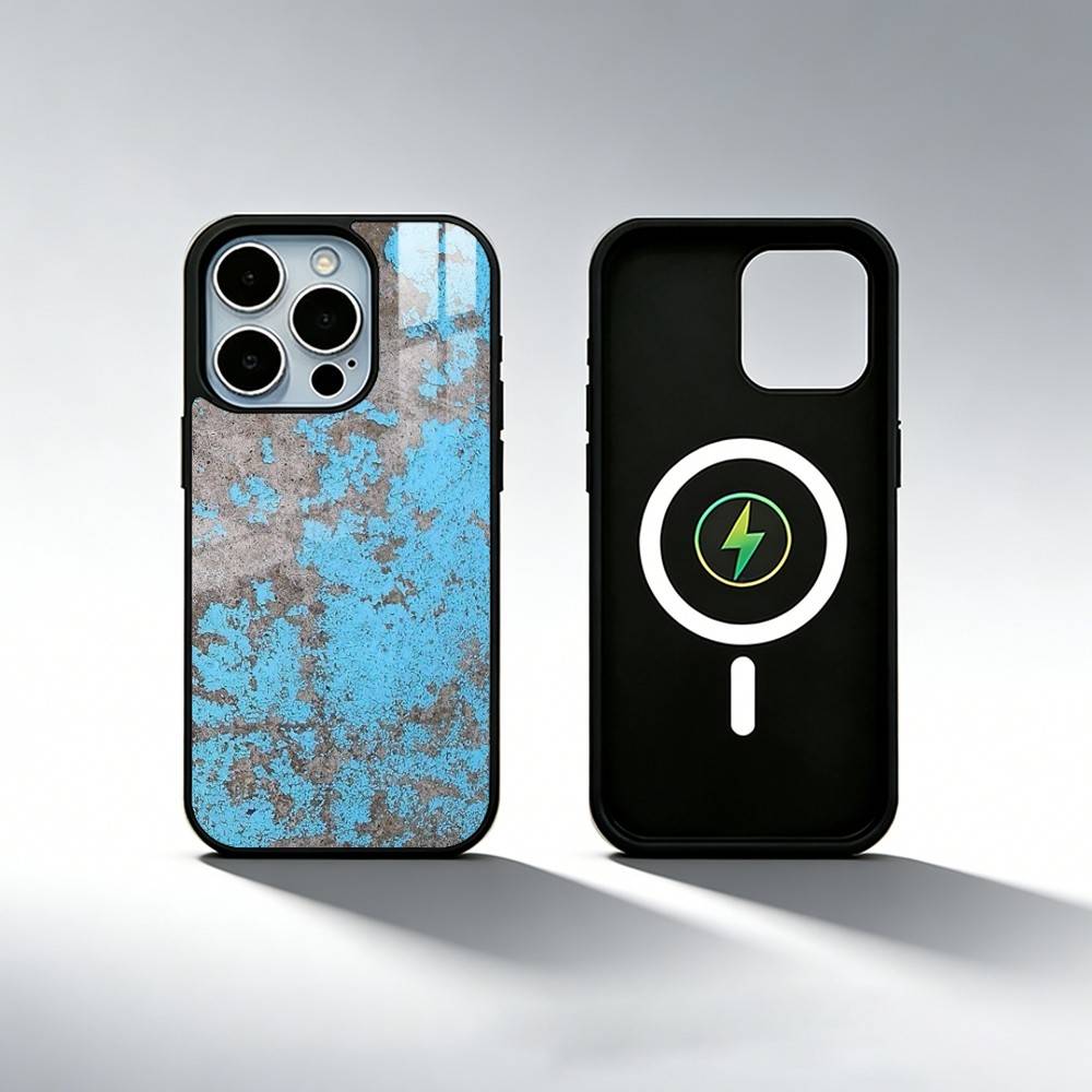 Industrial Style Rusty  Phone Case For iPhone17,16,15,14,13,12,11 Plus,Pro Max Magnetic For Magsafe Wireless Charging