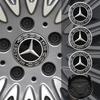 CRI14Pcs 75MM Car Wheel Center Hub Caps for Mercedes Benz GLE GLK SLK CLA CLK W203 W204 W205 W209 W210 W211 W212 AMG Car Ornaments