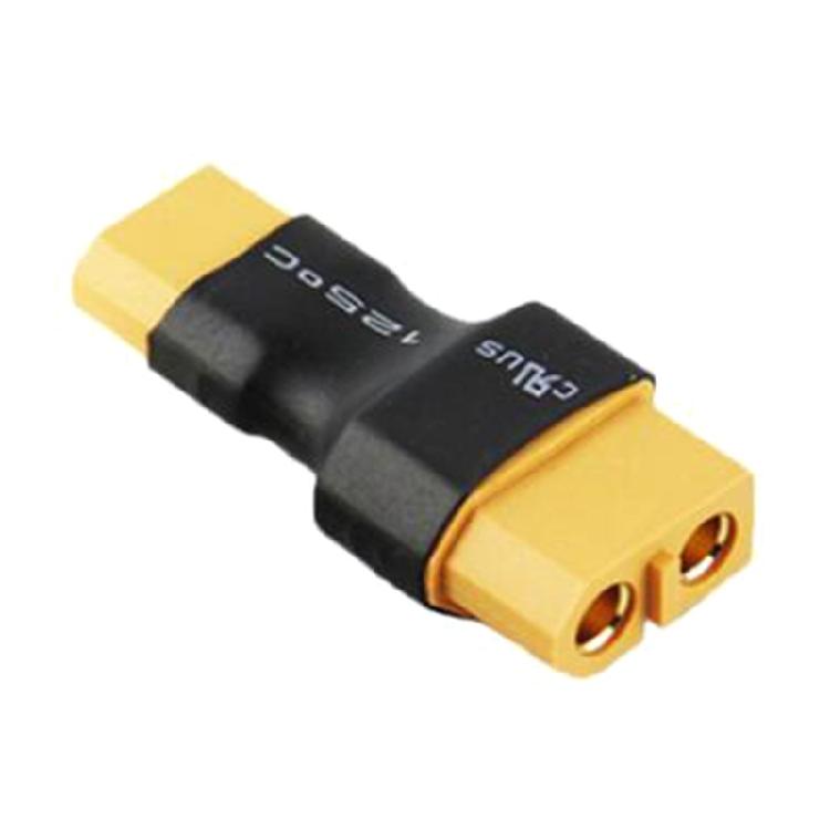 T Plug To XT60 Adapter For Remote Models Quick Connection High Current Durability Rubber Metal Construction