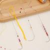 5Pieces Big Eye Curved Beading Needle Stainless Steel Bead Spinner Needle for Beaing Jewelry Making Art Craft Project