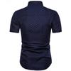 Men's British Polka Dot Short-Sleeve Shirt