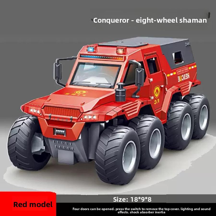 1Pcs- Premium-Quality 1:32 First-Class Siberia First-Class Conqueror Premium-Quality Shaman Top-Grade 8*8 High-Standard Tyre Superior-Grade Alloy