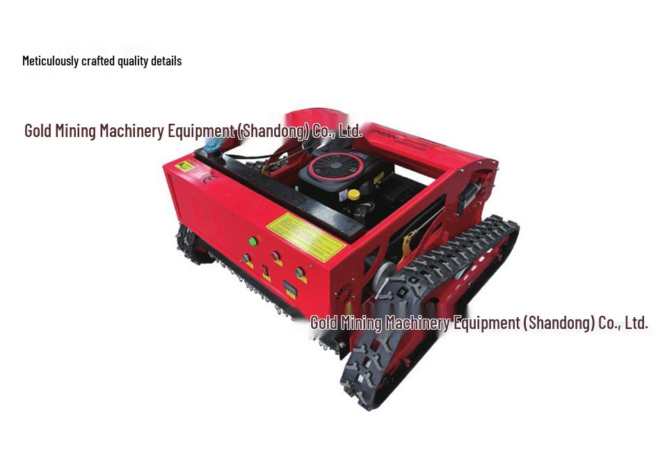 Smart Gasoline Remote Control Tracked Lawn Mower