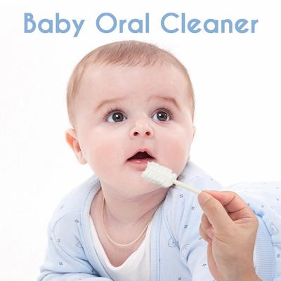 Infant Dental Care Clean Gauze Oral Cleaner Baby Tongue Toothbrush Paper Rod Oral Cleaning Brush