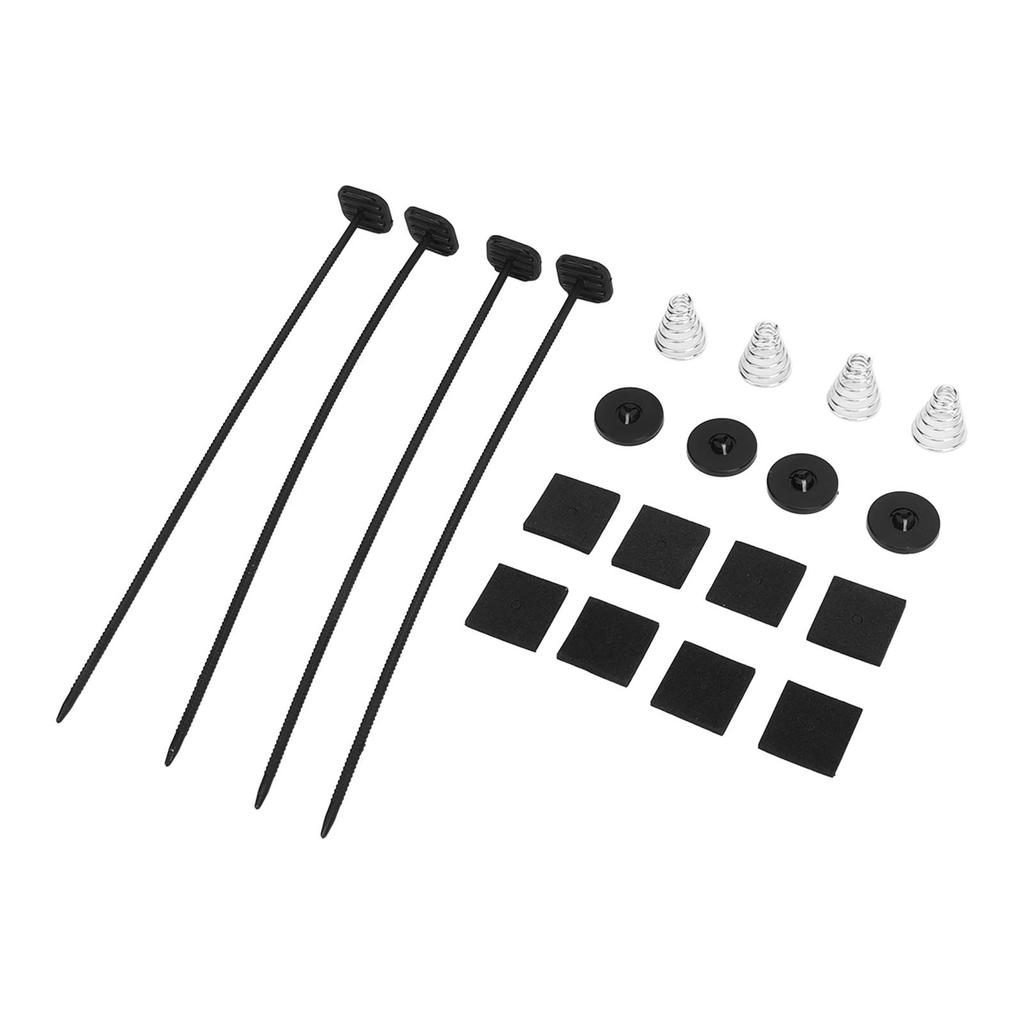 2 Set Fan Mounting Kit Through Radiator Fan Mount Kit for Electric Cooling Fan and Cooler Radiator Fan Mounting Kit