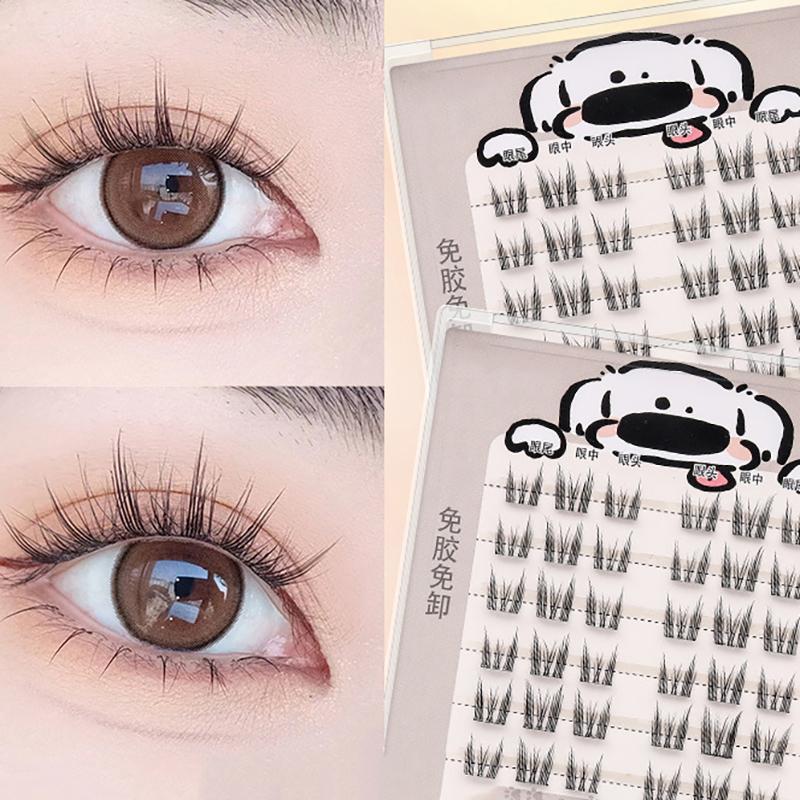 Free False Eyelashes Fox Tie Lazy People Can Choose The Soft Soft Adhesive Free From False Eyelashes