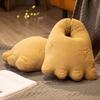 Cartoon Weird Big Foot Slippers Personality Creative Cute Plush Home Shoes Indoor Winter Couple Warm Slippers