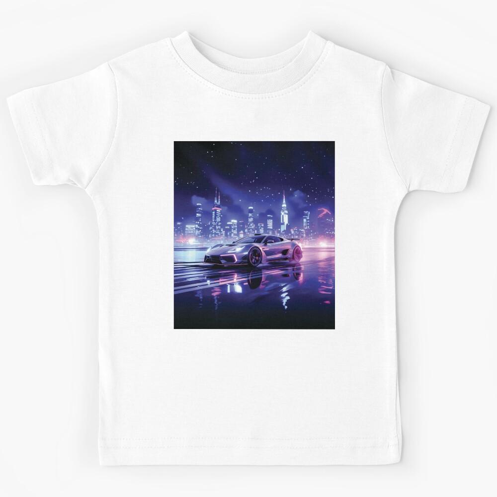 Night Drive Skyline Kids T-Shirt 110