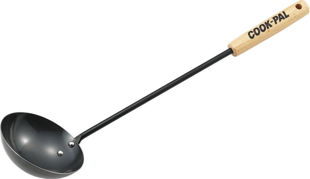 Yoshikawa Cookpal Chinese Ladle YJ2487 (Yoshikawa) Japanese-made Ladle, Black, 40.8cm, чёрный