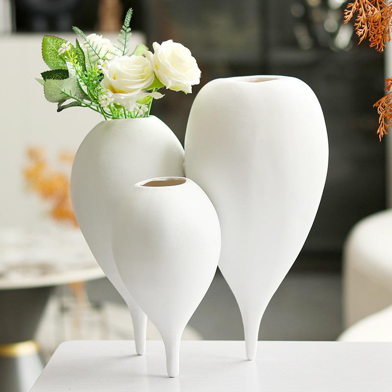 Einfache unregelmäßige Kunst Ballon Vase Dekoration Wohnzimmer Trockenblume Blumenarrangement kreative Hause Eingang weiche Dekoration