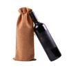 Wine Bottle Covers Gift Bag Reusable Burlap Drawstring Wine Bottle Covers Red Wine Champagne Pouch Christmas Gift Package Bags