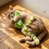 Cat Toy Simulated Bird Interactive Plush Feather Cat Teaser Toy With Bell Interactive Sounding Catnip Kitten Cat Toy Supplies