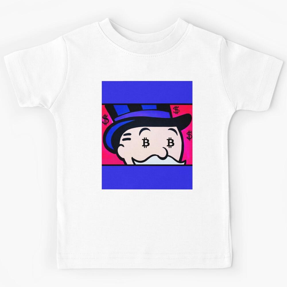 Always watching money and bitcoins Kids T-Shirt 140