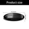 Truck Front Rear Hood Emblem American Flag Designs ABS Base & Aluminum Material Simple Installation for Car F150 F250