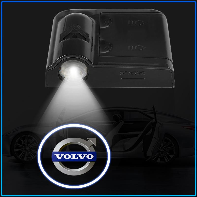 1/2Pcs LED Welcome Light Car Door Projector Lamps Car Styling For Volvo Rdesign XC90 S60 XC60 V70 S80 S40 V50 V40 V60 C30 S70