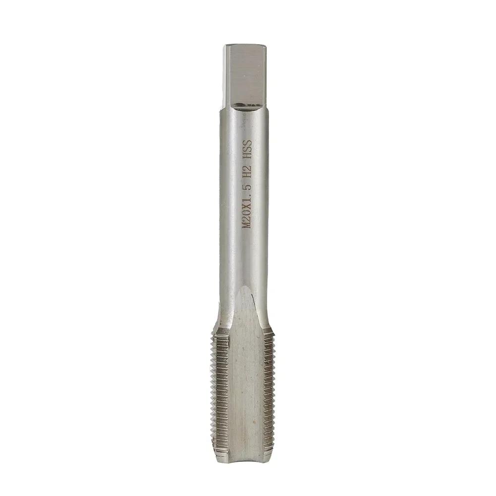 HSS M20x1,5mm Gewindebohrer & M20 X 1,5mm Schneide Metrisches Gewinde Rechtsgängig Schnellarbeitsstahl Maschinenschrauben Gewindebohrer Bohrer Rundschneide