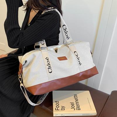 Bolsas de armazenamento unissex elegantes, estilo universitário, adequadas para esportes casuais. São bolsas leves para bagagem de mão com