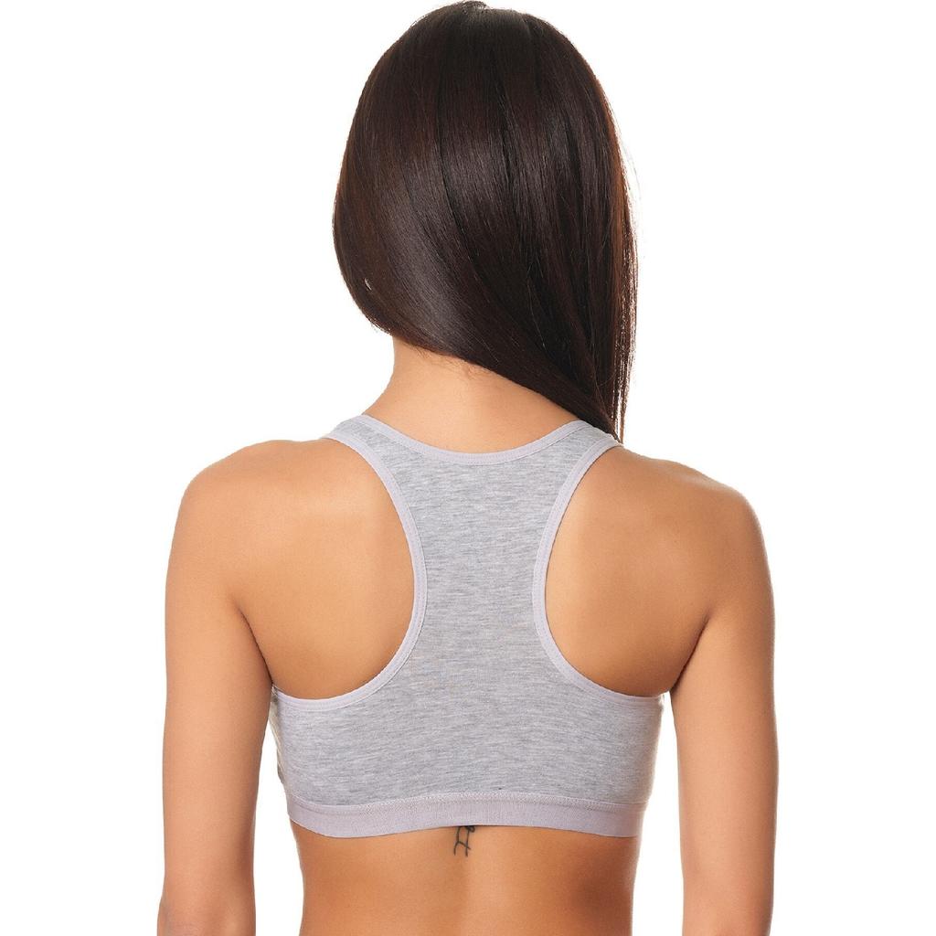 Sport-Bustier mit gekämmter Watte und dickem Riemen