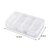 10 Grids Transparent Jewelry Tool Storage Box Screw Nut Parts Beads Storage Case