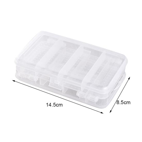 10 Grids Transparent Jewelry Tool Storage Box Screw Nut Parts Beads Storage Case