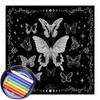 Divinations Tablecloth Butterfly Astrologys Tarots Cards Tablecloth Altars Cloth Divinations Board Game Accessory