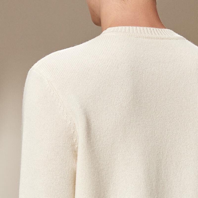 Men's Heavyweight Cashmere & Wool Blend Crew Neck Sweater