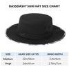 Bassdash FH18 Foldable Sun Hat with UPF UV for Fishing and Hiking 50+ Protection, Under-Brim Print, Unisex,