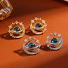 ZAKOL New Universe Planet Shiny Zircon Stud Earrings for Women Korean Fashion Aesthetic Zircon Ear Accessories