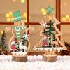 Rustic Christmas Snowflake Wooden Decor Cute Merry Christmas Decoration  Home Decoration