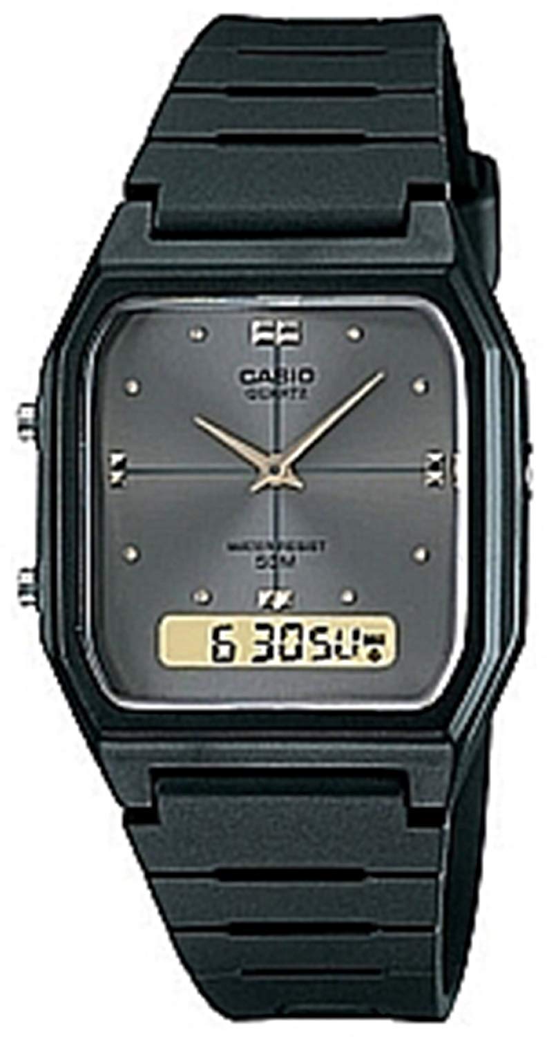 

CASIO STANDARD Cheap Casio Wristwatch, Men s, Unisex, Analog-Digital, Casual, Black, AW-48HE-8A [Parallel Import]