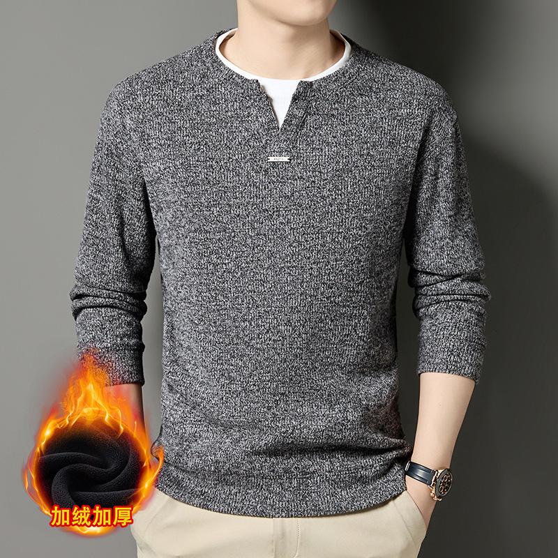 Winter Casual Men s Long Sleeve Versatile Trendy Fashion M