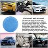 5 Inches Waxing Round Cake Microfiber Polishing and Waxing Sponge
