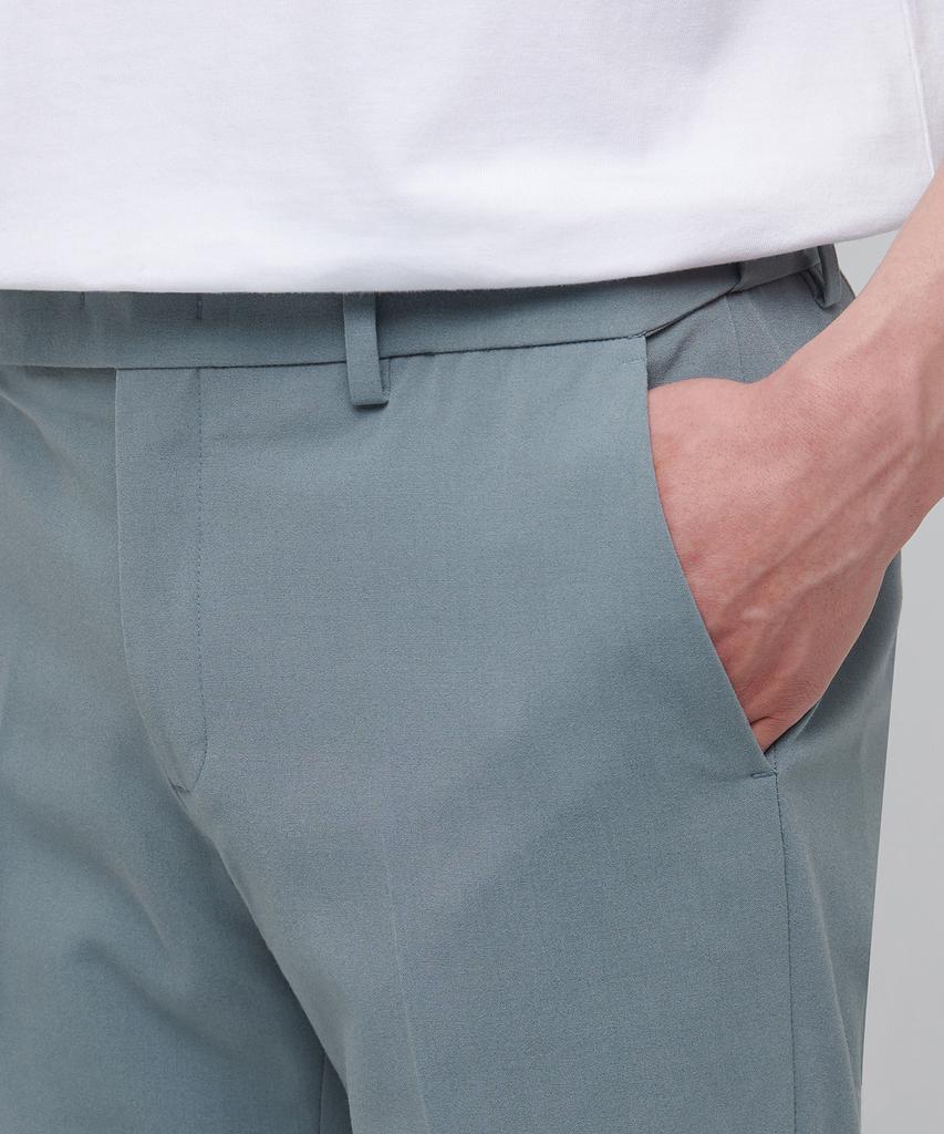 MUSINSA STANDARD Lightweight Tapered Hidden Banding Crop Slacks [Dusty Mint]
