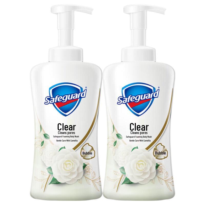 Safeguard Gentle Camellia Scented Bubble Shower Gel