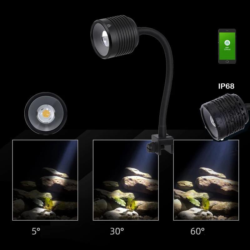 Light Waterproof Aqua Week Lamp Mini Fish Tank Plant Lighting  Accessories Terrarium Supplie Mini7pro-F Aquarium LED