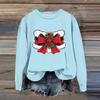 Women's Fashion Casual Long Sleeve Loose Christmas Printed Sweatshirt
