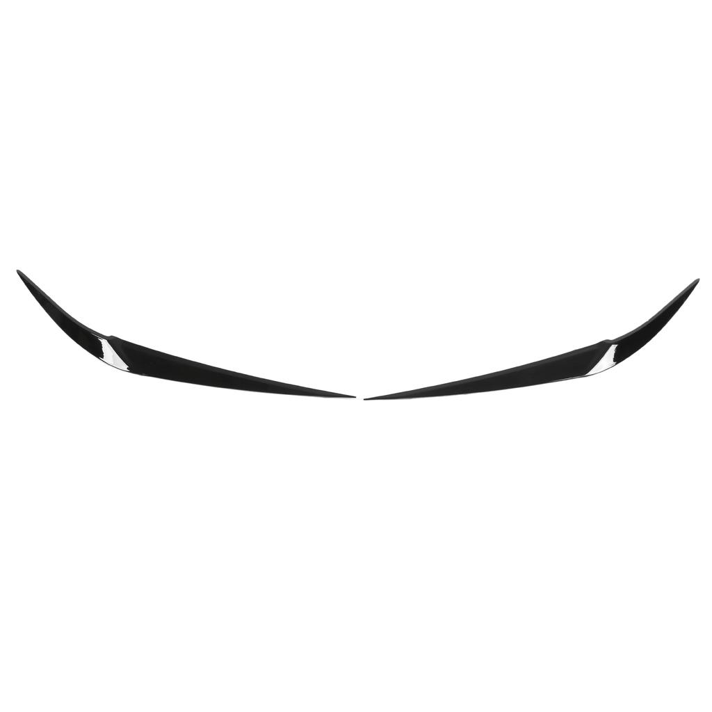 Pair Car Hdlight Eyebrows Front Left Right Trim Exterior Decoration Replacement for X1 F48 2015+(Carbon     )