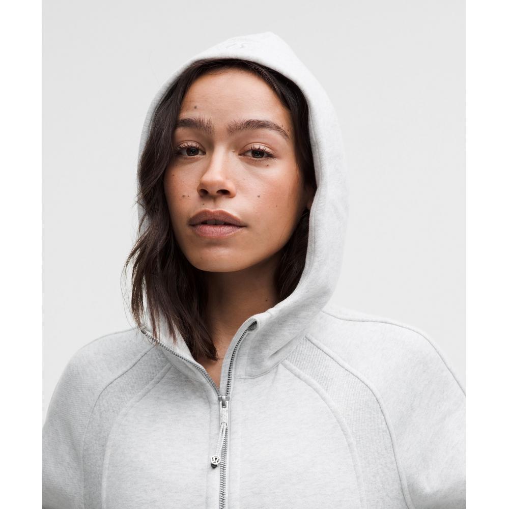 Lululemon Scuba Oversized Half Zip Hoodie  Long Heathered Core Ultra Light Grey