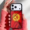 Kyrgyzstan Flag Phone Case for iPhone 17 16 15 14 13 Pro Max Back Cover for 12 11 Pro Coque